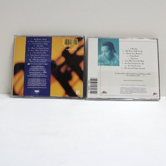 2 Luther Vandross CDs - Power of Love & Any Love - 19 Total Songs or Titles - Picture 2 of 13